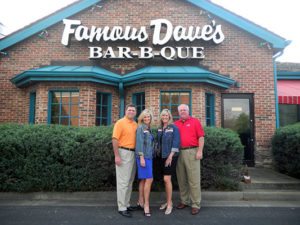 Famous Five Dining Team with Make-A-Wish of Middle TN CEO Beth Torres and Jessica Meyer, Wish Ambassador